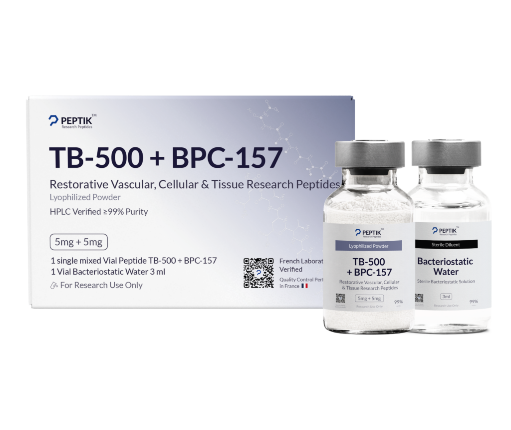 TB-500 + BPC-157 Lyophilized Vial + Sterile Water