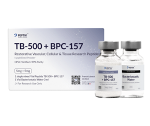 TB-500 + BPC-157 Lyophilized Vial + Sterile Water
