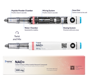 NAD+ Next-Gen Dual-Chamber Pen - 500mg